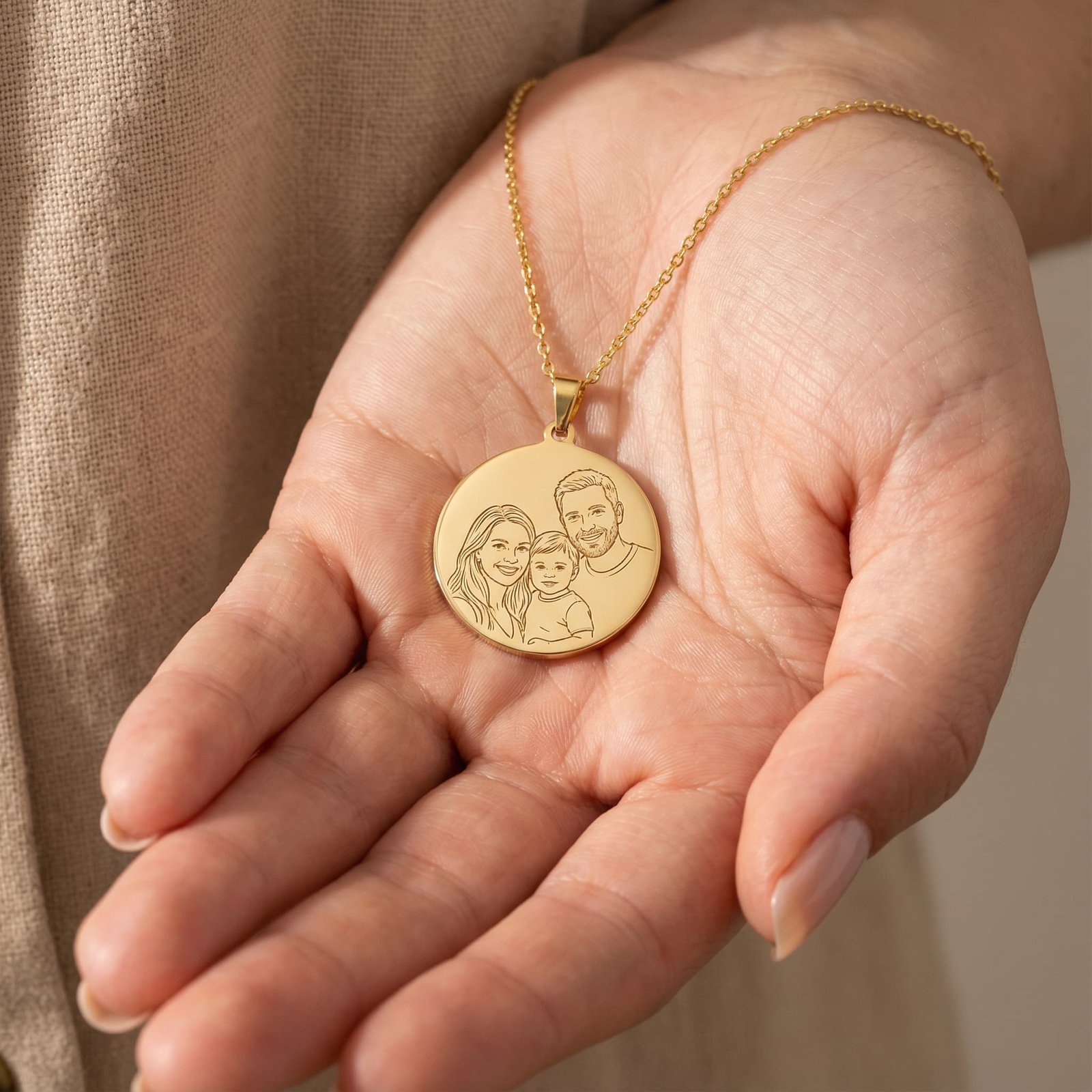 Kişiye Özel Portre Kolye