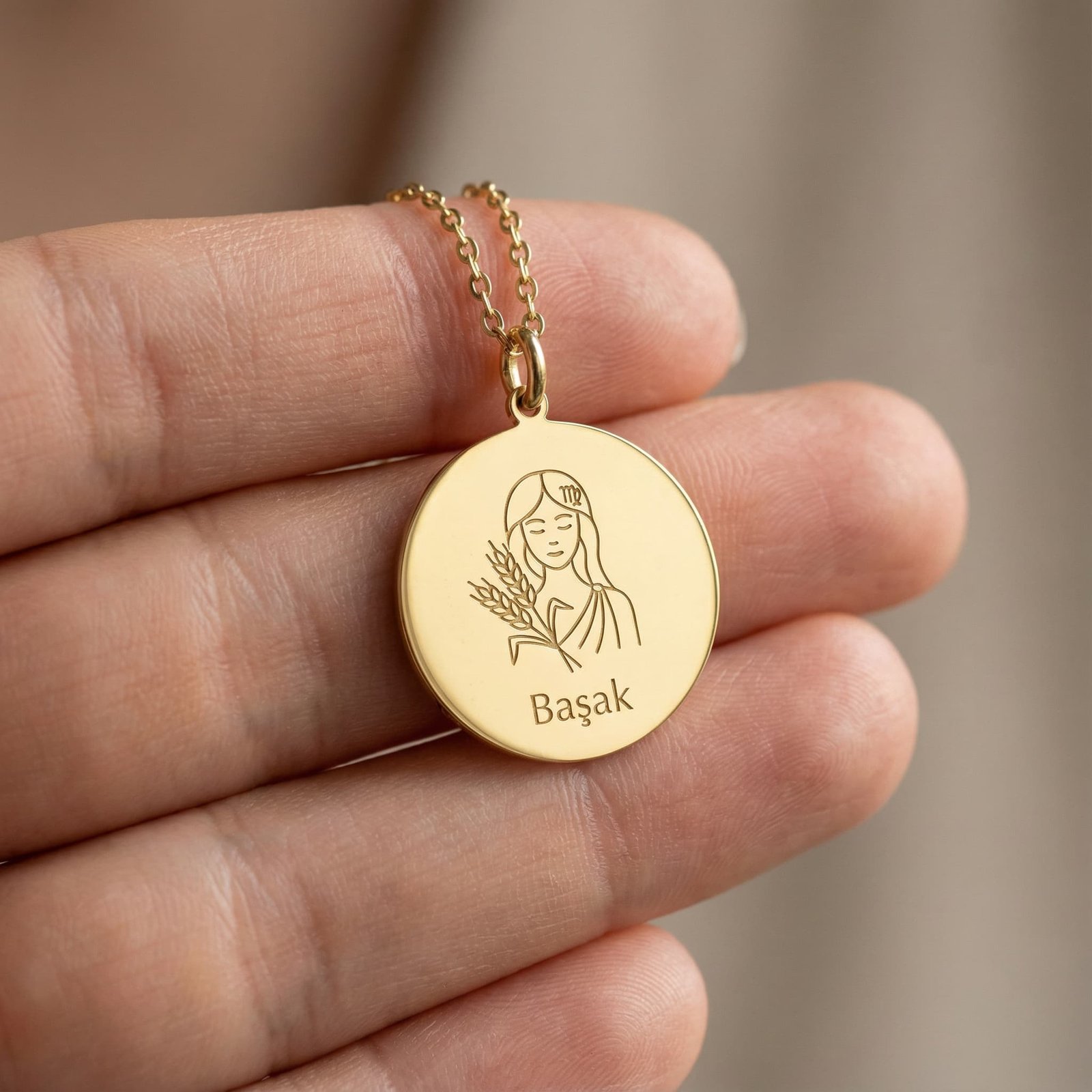 Başak Burcu Kolye