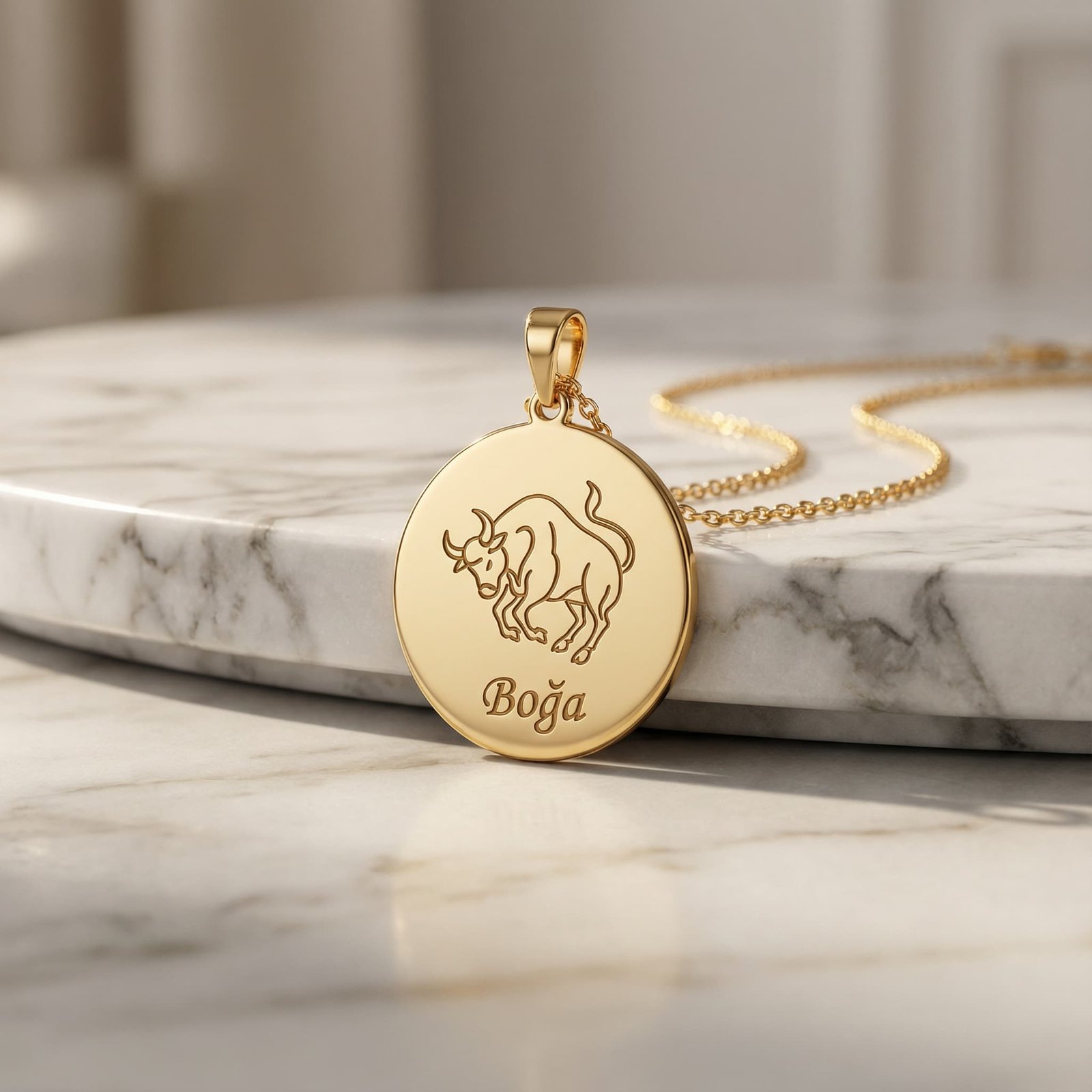 Boğa Burcu Kolye