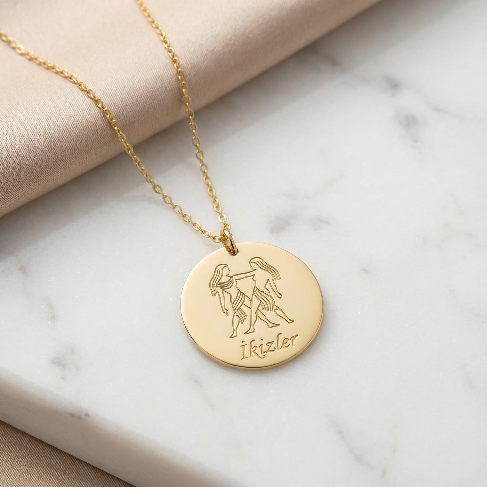 İkizler Burcu Kolye