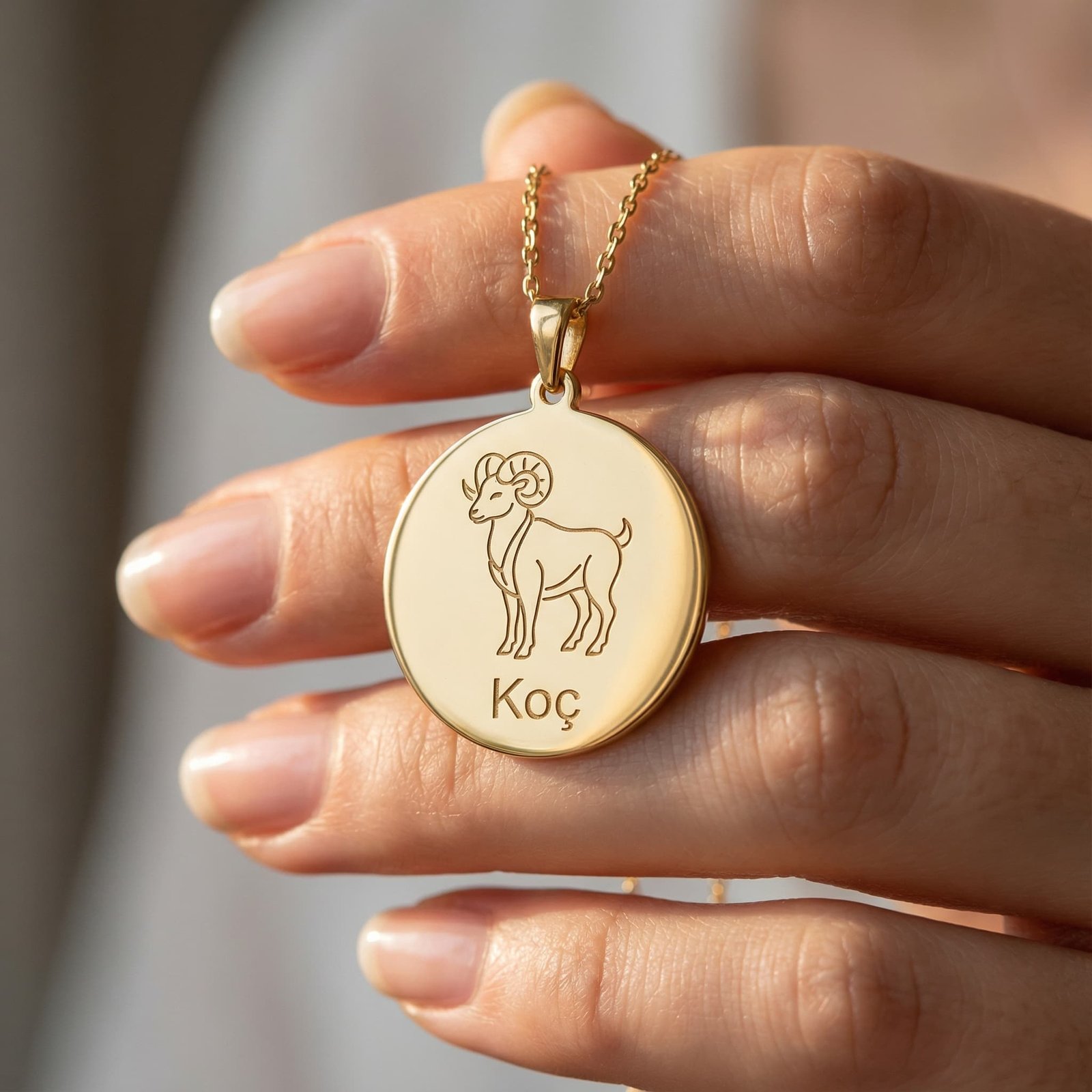 Koç Burcu Kolye