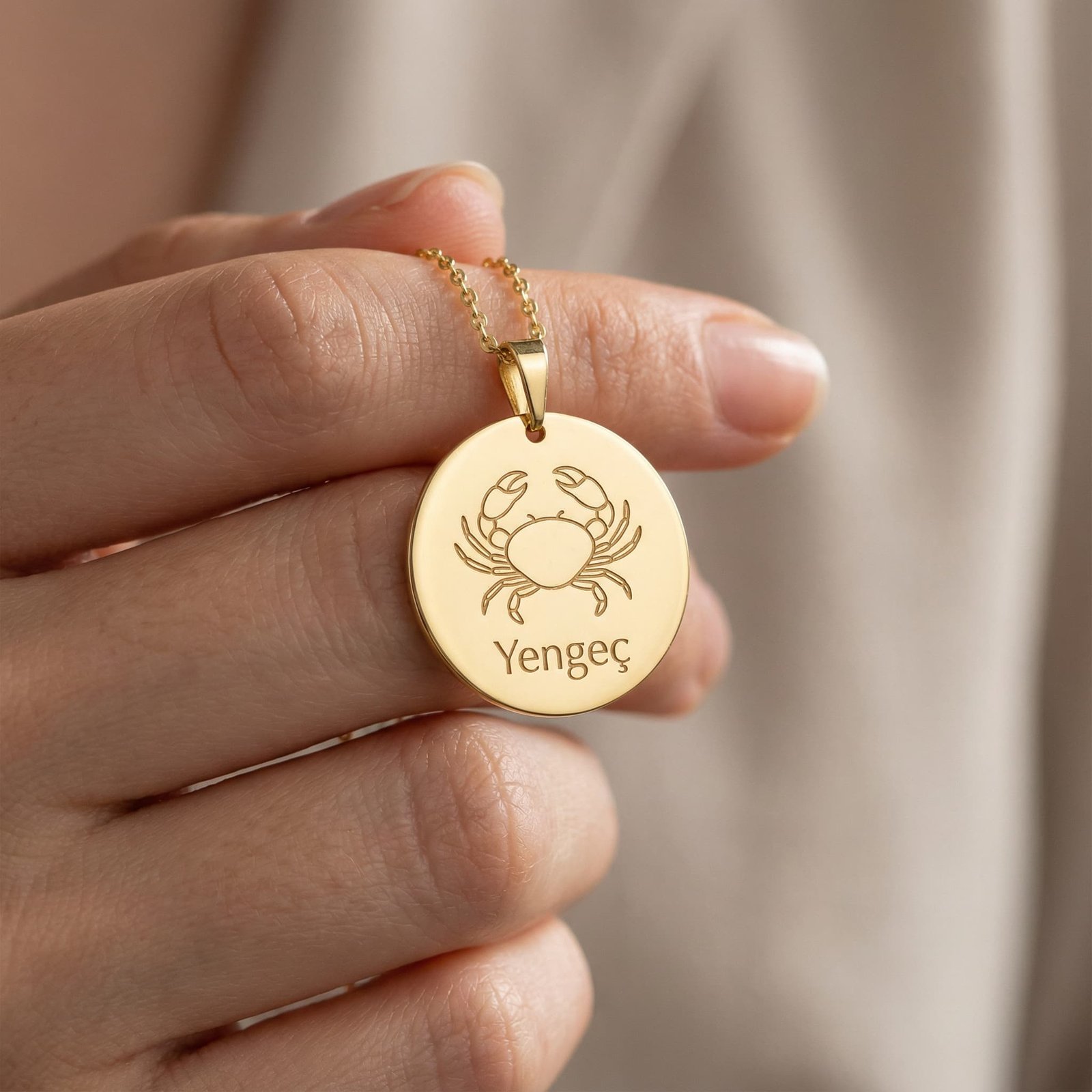 Yengeç Burcu Kolye