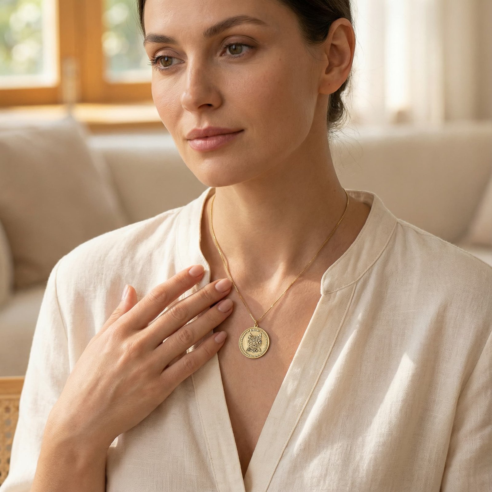 Evcil Dost Portre Kolye